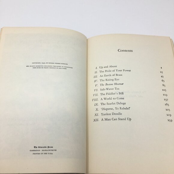 1943 Edition Johnny Tremain by Ester Forbes Hardbound Book - Picture 6 of 15